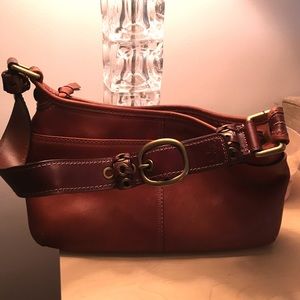 COACH Leather Bleeker Hobo 11416 Handbag